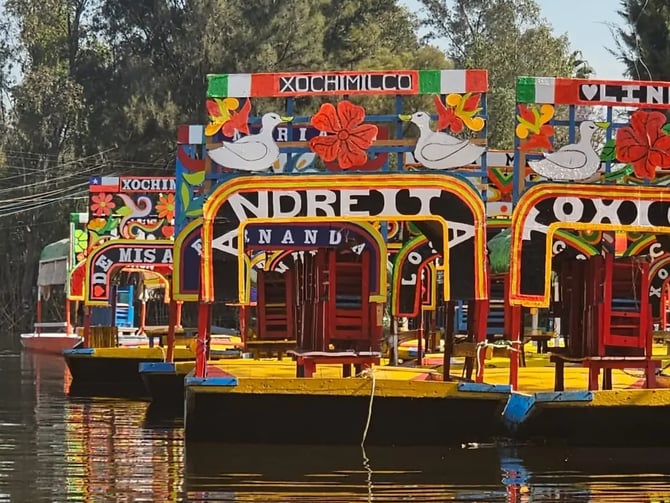 Xochimilco Canal Tour with Trajinera and Local Flavors
